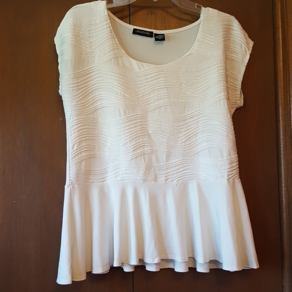 Dressy peplum top